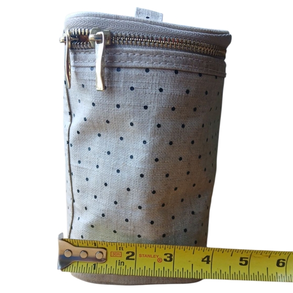 Kate Spade Cream and Black Polka Dot Lunch Bag - Picture 6 of 8